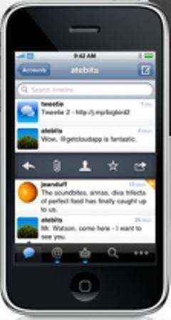 Twitter para el iPhone con Tweetie