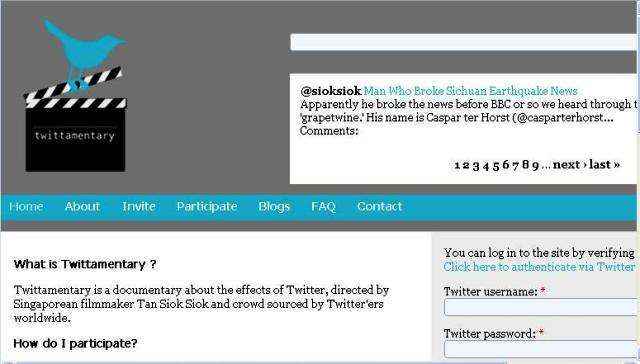 Twittamentary.com: Un documental sobre Twitter