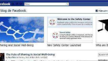La nueva imagen del blog de Facebook