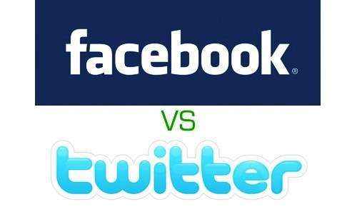 La batalla de los titanes sociales: Facebook vs. Twitter
