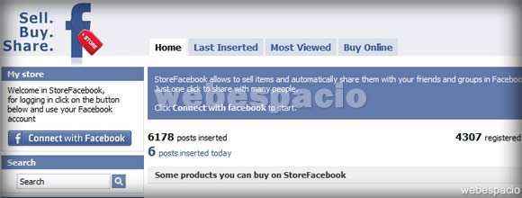 Social Store en Facebook