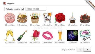 facebook gift shop