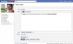 facebook notes