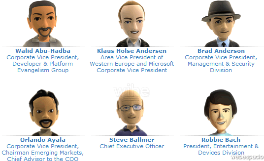 avatar de ejecutivos de microsoft