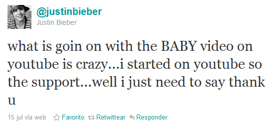 bieber-tweet-baby-youtube-agradecimiento