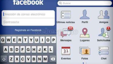 facebook para iphone