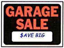 garage sale