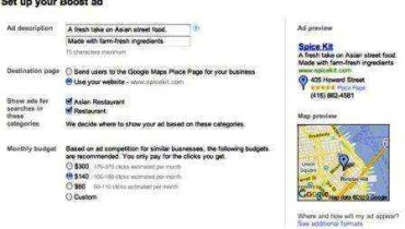 google boost places