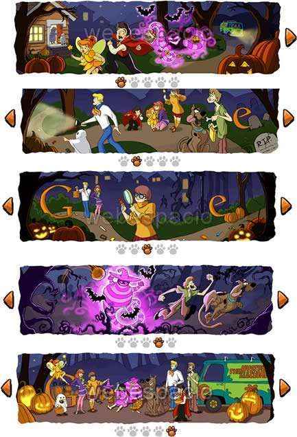 google doodle halloween