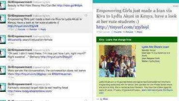 kiva widget twitter