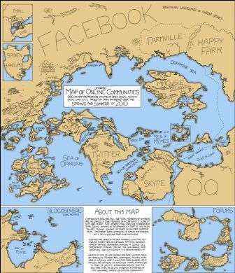 mapa mundo redes sociales