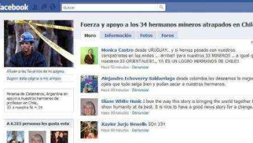 mineros chilenos facebook
