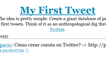 primer tweet