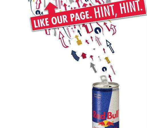 red bull en facebook