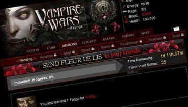 juego vampire wars en facebook