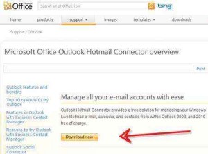 descargar outlook connector