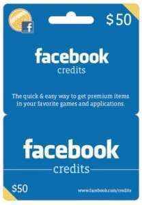 facebook gift cards