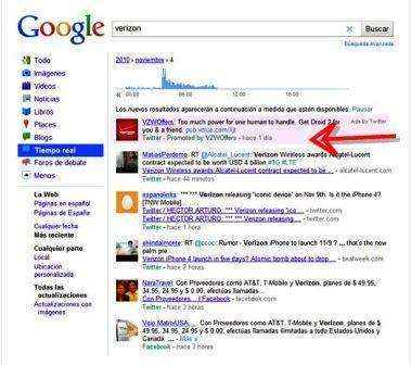 google tweets promovidos