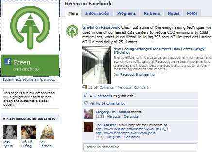 green facebook