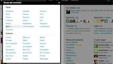 lugares temas momento twitter
