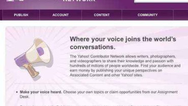 yahoo contributor network