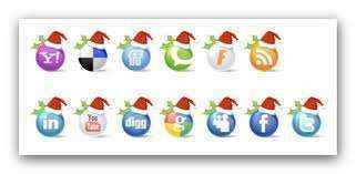 redes sociales navidad