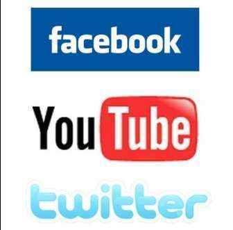 Facebook-YouTube-Twitter