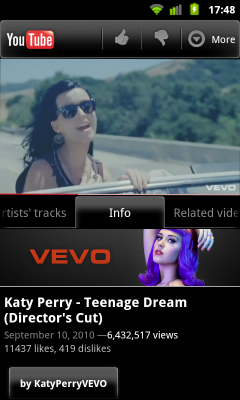 VEVO-YouTube-Android