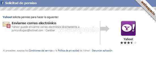 crear yahoo mail con tu cuenta de facebook