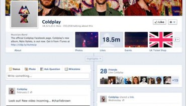nuevo diseño de las páginas de facebook