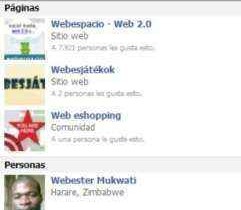 facebook busquedas resultados