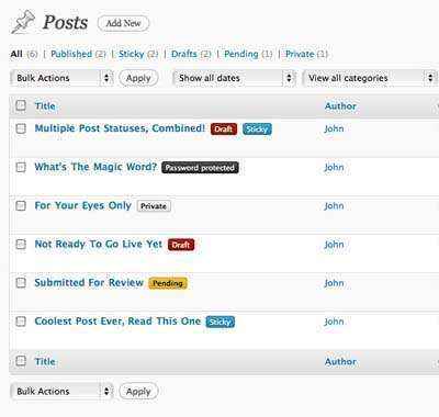 Plugin experimental de wordpress
