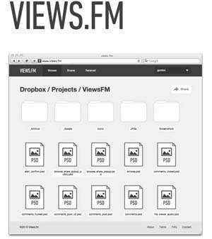 Compartir archivos online en Dropbox con Views.fm