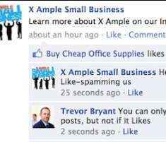 usan "me gusta" de Facebook para spam