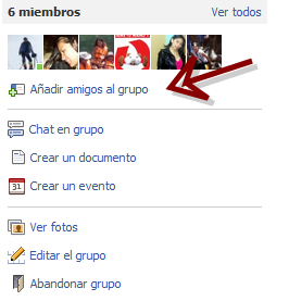 agregar amigos a grupos de facebook