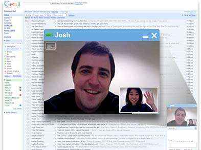 google chat video