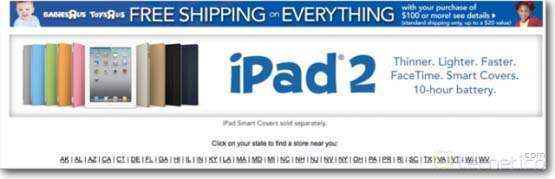 ipad2 en Toy R Us