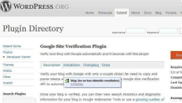 Nuevo plugin de Google para simplificar verificación de un blog en Wordpress