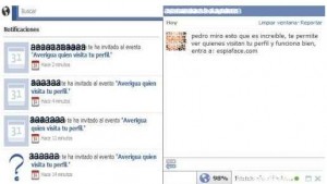 spam en facebook