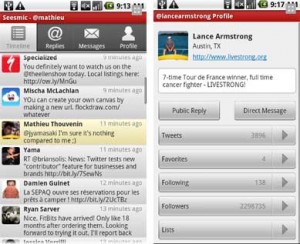 Seesmic android twitter moviles