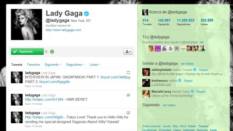 Lady Gaga Twitter