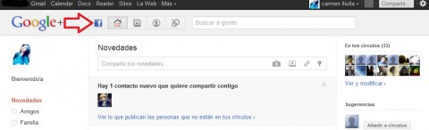 Facebook en Google plus