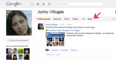 Google Plus Buzz