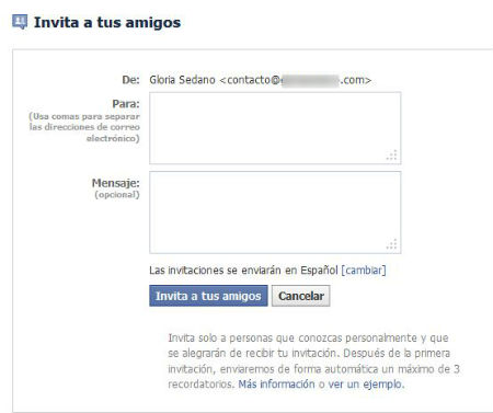 invita amigos facebook