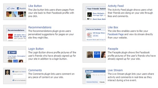 plugins sociales de facebook