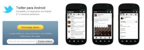 twitter para android