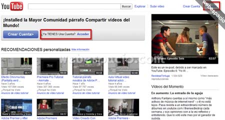 crear canal youtube