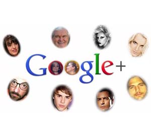 google plus celebridades