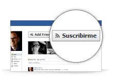 Facebook lanza "suscribirme"