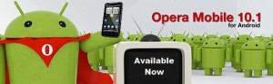 Logo de Opera Mobile en Android Market